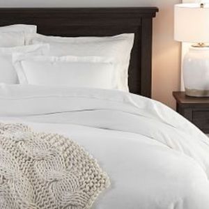 Pottery Barn Belgian Flax Linen Twin Duvet NEW